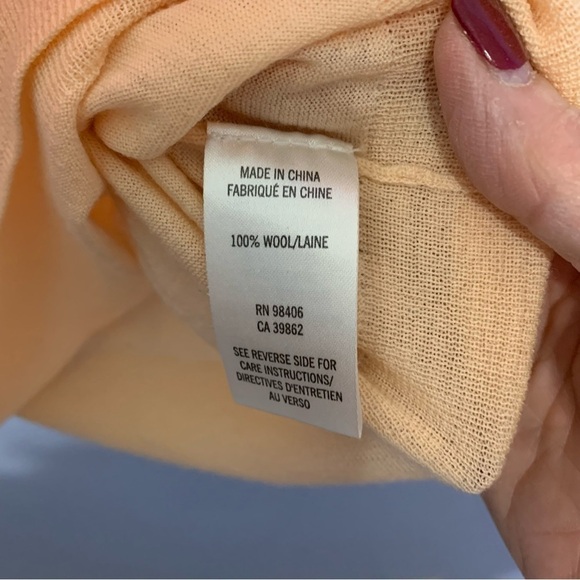 Theory Stripe Lightweight Wool Long Sleeves Pocket Sweater - Picture 3 of 6